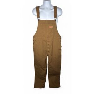 Empyre Men's Canvas Tobacco Skate Overalls Relax Fit Sz XL Brown -1663